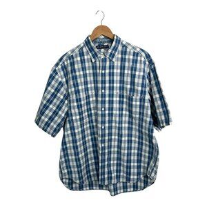 Pepe Jeans London Men's Striped Button Down Size L Shirt | Blue & White Cotton